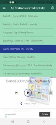 Ecuador Radio Stations android App screenshot 1